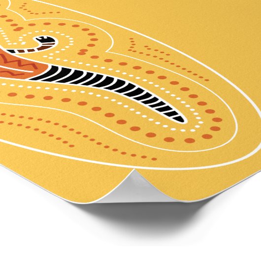 Poster Design Lizard pointillé (Coin)