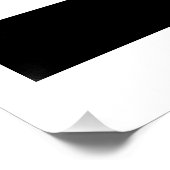 Poster Design Minimaliste Moderne Professionnel | Noir & (Coin)