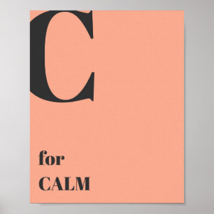 Poster design minimaliste texte rose pastel couleurs mode