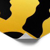 Poster Design moderne avec feuille. Feuilles tropicaux de (Coin)