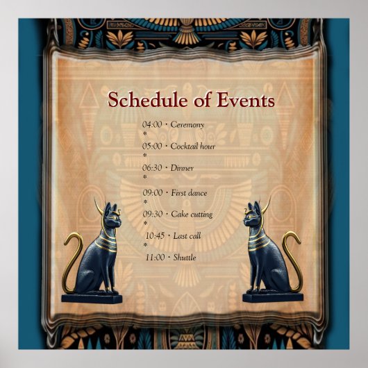 Poster Design moderne égyptien, islamique, arabe et afric (Devant)