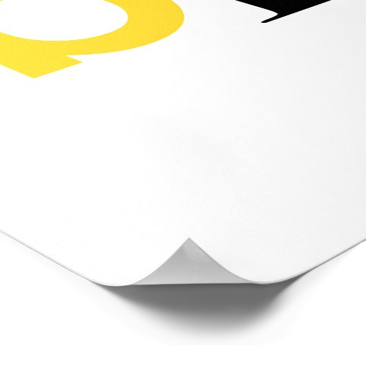 Poster Design moderne et gai de "Joyeux anniversaire" (Coin)