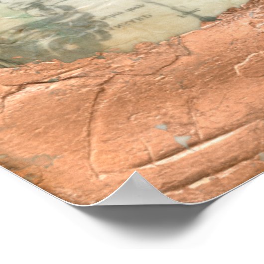 Poster Design moderne Fleur De Lis (Coin)