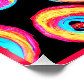Poster Design Motif coloré (Coin)