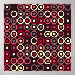 Poster Design motif géométrique abstrait, art, graphique