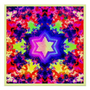 Poster Design Motif moderne coloré