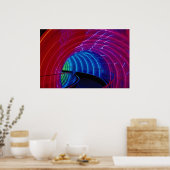 Poster Design néon, éclairage de marquise (Cuisine)