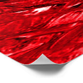 Poster Design noir blanc rouge (Coin)