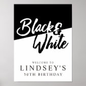 Poster Design, noir et blanc (Devant)