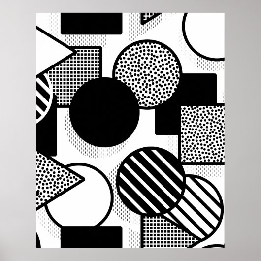 Poster Design noir minimal III (Devant)