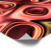Poster Design tacheté or rose (Coin)