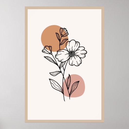 Poster design tendance boho moderne (Devant)