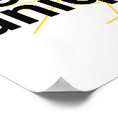 Poster Design urbain moderne et simple de "Be Unique" (Coin)