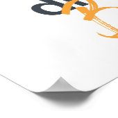 Poster Design urbain, tendance, drôle, économiser de l'ea (Coin)