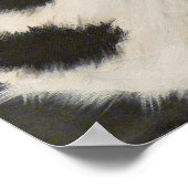 Poster Design visuel de tigre peint artistique (Coin)