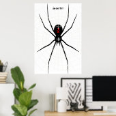 Poster Design Widow noir (Bureau à domicile)