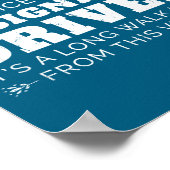 Poster Designated Driver Horse Carriage Funny Men Women Q (Coin)