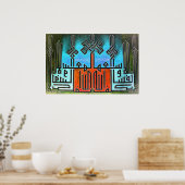 Poster Designs de calligraphie arabe customisée (Cuisine)