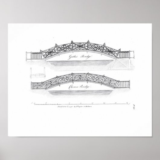 Poster Designs for garden bridges, published 1773 (Devant)