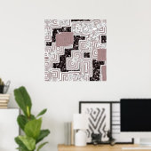 Poster Désintégration du Labyrinthe (Bureau à domicile)