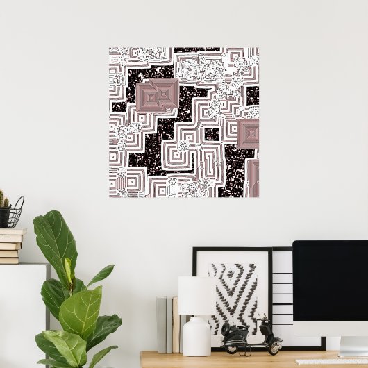 Poster Désintégration du Labyrinthe (Bureau à domicile)