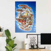 Poster Désintégration du vaisseau spatial (Bureau à domicile)