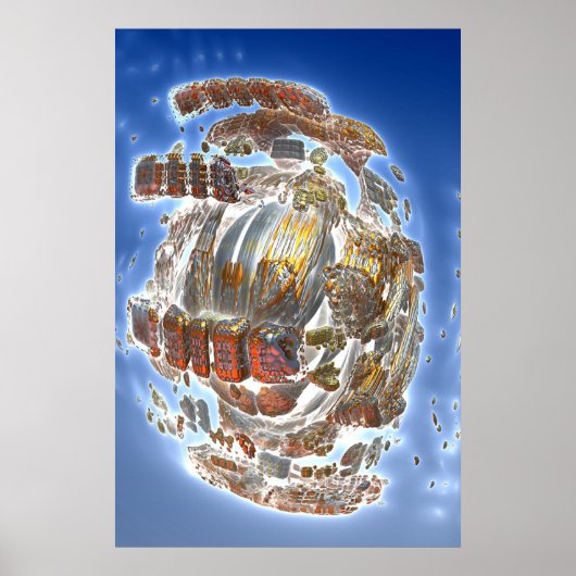 Poster Désintégration du vaisseau spatial (Devant)