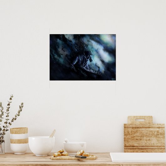 Poster Désintégrer (Cuisine)