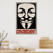 Poster Désobéissant (Cuisine)