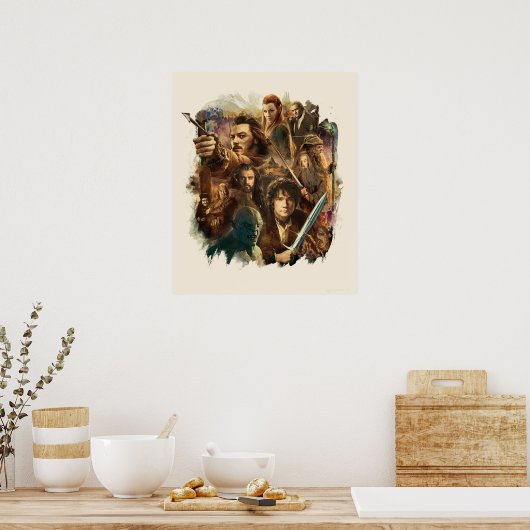 Poster DESOLATION OF SMAUG™ Characters (Cuisine)