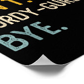 Poster Désolé Can' ; t Les Chemises Bye Hurdy-gurdy Dr (Coin)