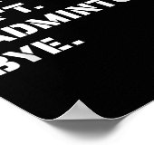 Poster Désolé Cant Badminton Bye - Jumpin de service de f (Coin)