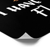 Poster Désolé De Ne Pas Avoir À Marcher Mon Oiseau Flaman (Coin)