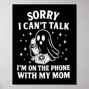 Poster Désolé De Ne Pas Pouvoir Me Parler Au Téléphone Av