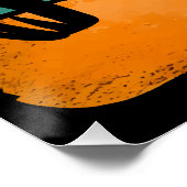 Poster Désolé de ne pas vous entendre - Casques Retro (Coin)