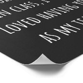 Poster désolé d'être le plus bruyant de la classe (Coin)