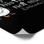 Poster Désolé, I' ; M En Retard Son Timing Pas Le Mien (Coin)