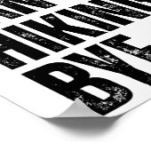 Poster Désolé, impossible de faire de la randonnée, au re (Coin)
