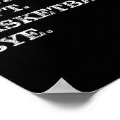 Poster Désolé, impossible de sketll bye - Drôle  (Coin)