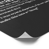 Poster Désolé, je n'ai pas de définition drôle (Coin)