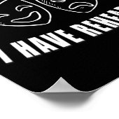 Poster Désolé, je ne peux pas avoir de masques de théâtre (Coin)