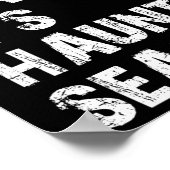 Poster Désolé je ne peux pas c'est Haunt Saison drôle Cha (Coin)