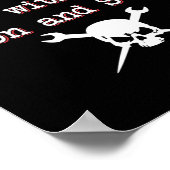 Poster Désolé je ne peux pas faire de travail de repassag (Coin)