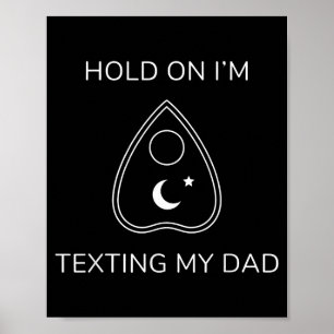 Poster Désolé je ne peux pas parler je suis au téléphone