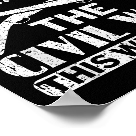 Poster Désolé Je Ne Peux Pas Réagir À La Guerre Civile - (Coin)