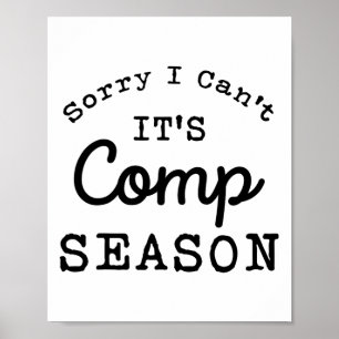 Poster Désolé, je ne peux pas venir Saison Cheer Gilrs Co
