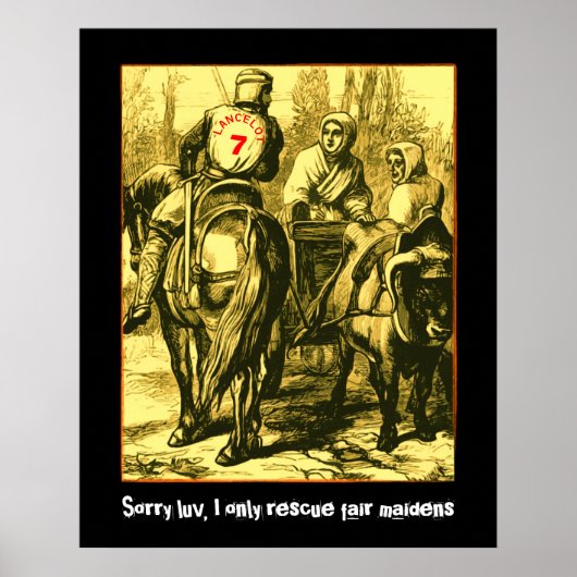 Poster Désolé luv, je secourt seulement des bonnes filles (Devant)