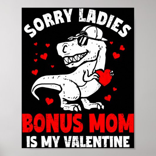 Poster Désolé Mesdames Bonus Maman Est Ma Saint-Valentin (Devant)