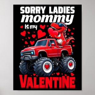 Poster Désolé Mesdames Maman Est Mon Dinosaure De La Sain