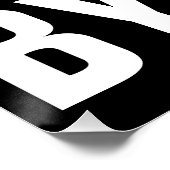 Poster Désolé ne peut pas jouer au baseball (Coin)